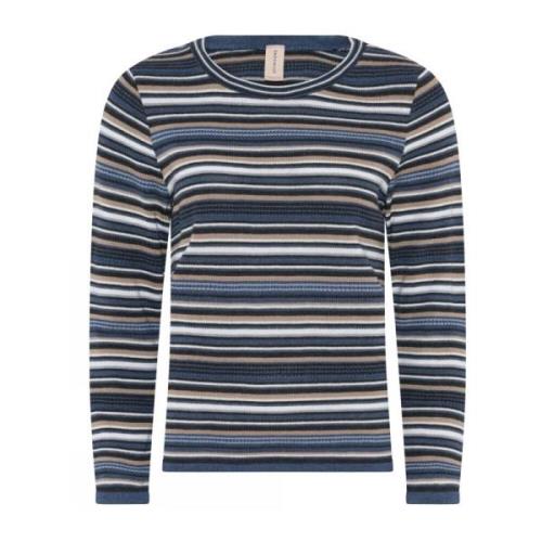 Gestreepte Pullover Blouse Indigo Skovhuus , Multicolor , Dames