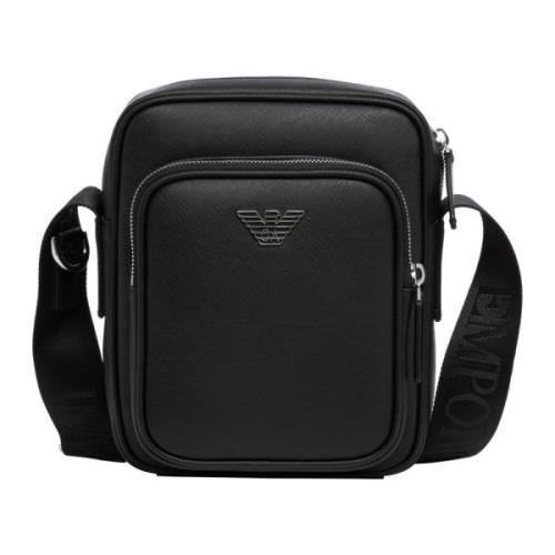 Stijlvolle Crossbody Tas met Verstelbare Band Emporio Armani , Black ,...