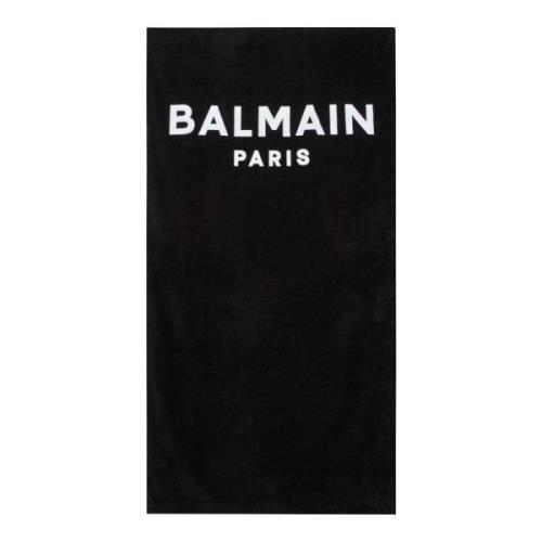 Paris strandhanddoek Balmain , Black , Heren