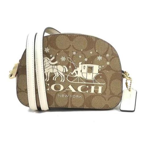 Pre-owned Leather shoulder-bags Coach Pre-owned , Brown , Dames