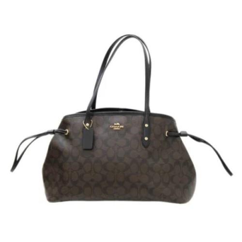 Pre-owned Fabric totes Coach Pre-owned , Brown , Dames