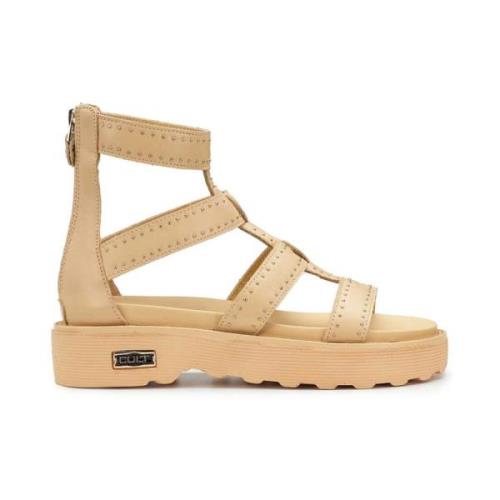 Chunky Bruine Sandalen Cult , Brown , Dames