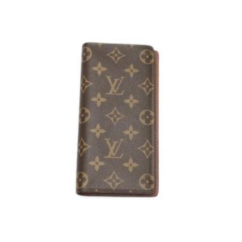 Pre-owned Canvas wallets Louis Vuitton Vintage , Brown , Dames