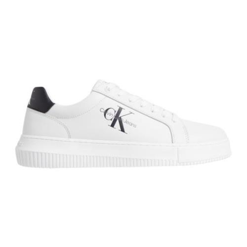 Wit-Zwart Ym0ym00681 Sneakers Calvin Klein , White , Heren