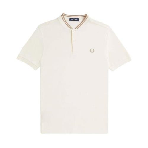 Bomber Neck Polo Shirt Fred Perry , Beige , Heren