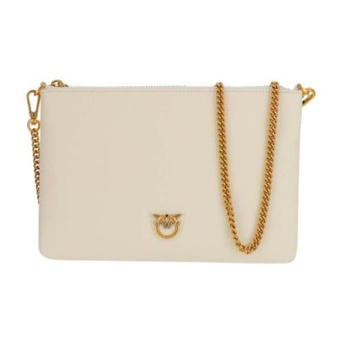 Love Birds Clutch met Diamond Cut Pinko , Beige , Dames