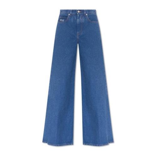 Wijde broek Marni , Blue , Dames