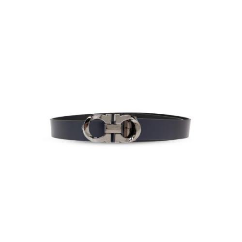 Omkeerbare riem Salvatore Ferragamo , Blue , Heren