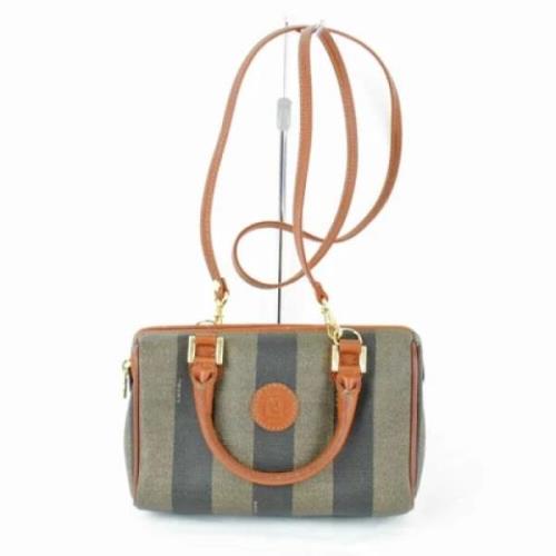 Pre-owned Fabric fendi-bags Fendi Vintage , Gray , Dames