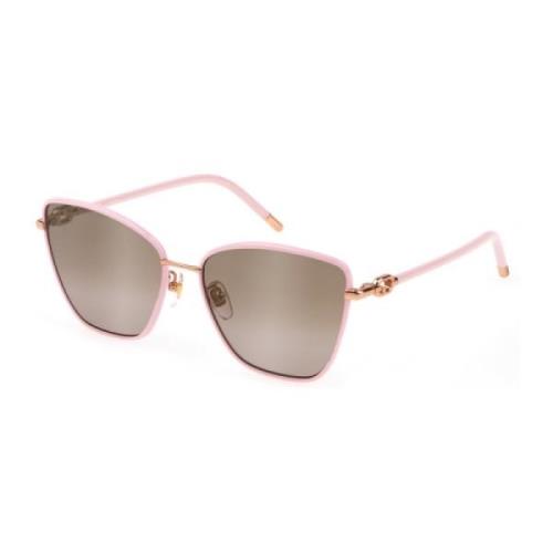 Gouden metalen zonnebril voor vrouwen Furla , Pink , Dames