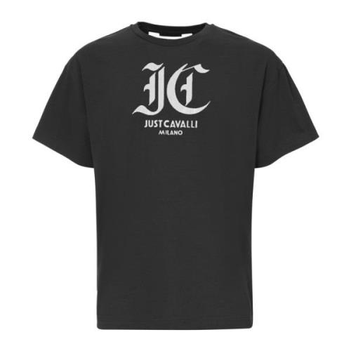 Stijlvolle T-shirts en Polos Just Cavalli , Black , Heren