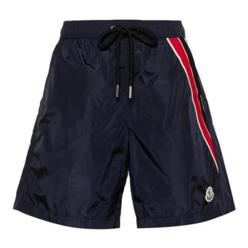 Navy Blauw Gestreepte Boxershort Moncler , Blue , Heren