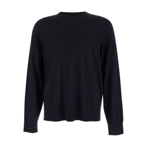 Crew Neck Sweaters Theory , Blue , Heren