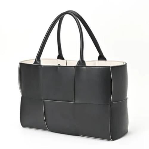 Pre-owned Leather totes Bottega Veneta Vintage , Black , Dames