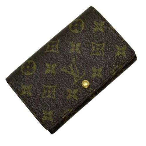 Pre-owned Canvas wallets Louis Vuitton Vintage , Brown , Dames