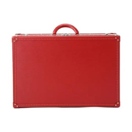 Pre-owned Leather travel-bags Louis Vuitton Vintage , Red , Dames