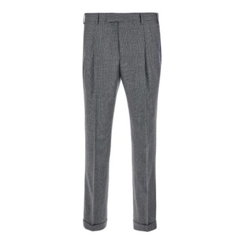 Grijze Broek Master 2 Pince PT Torino , Gray , Heren