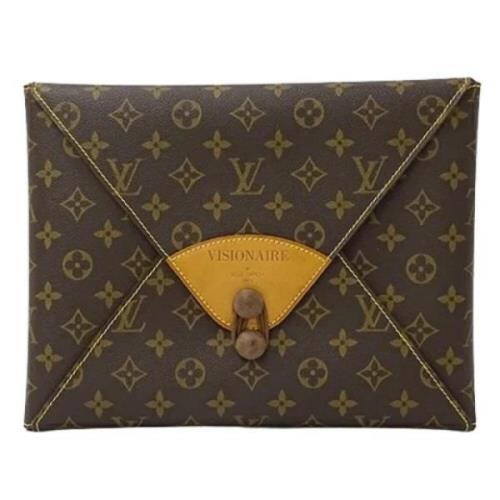 Pre-owned Fabric louis-vuitton-bags Louis Vuitton Vintage , Brown , Da...