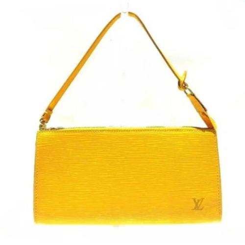 Pre-owned Fabric louis-vuitton-bags Louis Vuitton Vintage , Yellow , D...