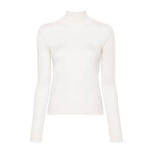 Wollen Gebreide Rolnek Top Chloé , White , Dames