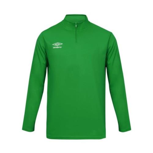 Teamwear Sweat Pers 1/2zp Umbro , Green , Heren