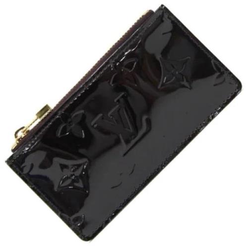 Pre-owned Fabric wallets Louis Vuitton Vintage , Black , Dames