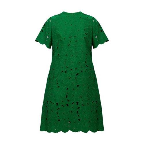 Groene Bloemrijke Geborduurde Minijurk Erdem , Green , Dames