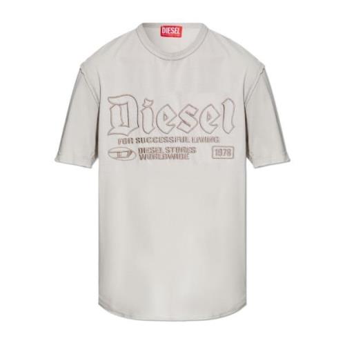 T-shirt `T-Rawjust` Diesel , Gray , Heren