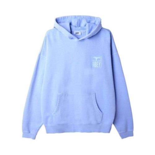 Hoodie Set Hydrangea - Celeste Obey , Blue , Heren