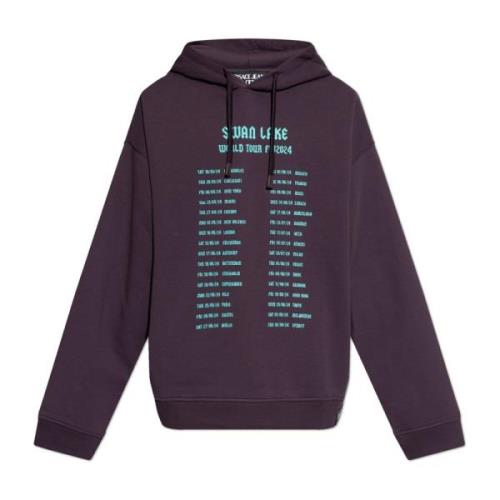 Sweatshirt met logo Versace Jeans Couture , Purple , Heren