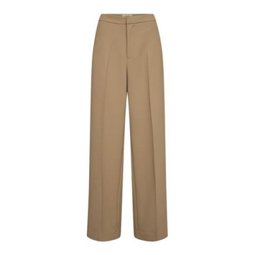 Klassieke High-Rise Tannin Broek MOS Mosh , Brown , Dames