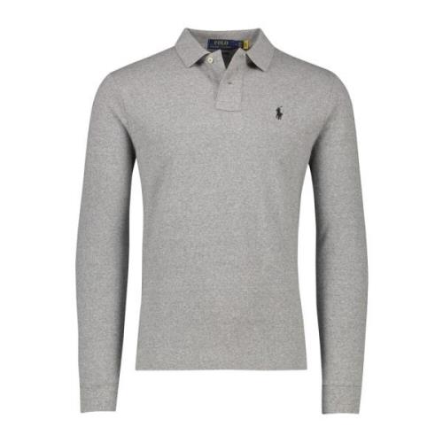 Grijze Custom Slim Fit Trui Ralph Lauren , Gray , Heren