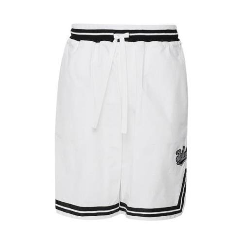 Katoenen Shorts Elastische Taille Koord Italië Dolce & Gabbana , White...