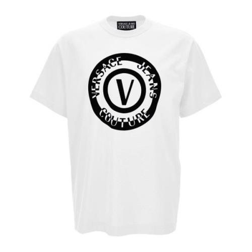 Stijlvolle T-shirts en Polos Versace Jeans Couture , White , Heren