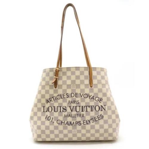 Pre-owned Fabric louis-vuitton-bags Louis Vuitton Vintage , Beige , Da...