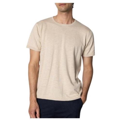 Gebreide T-shirt voor Mannen Clean Cut , Beige , Heren