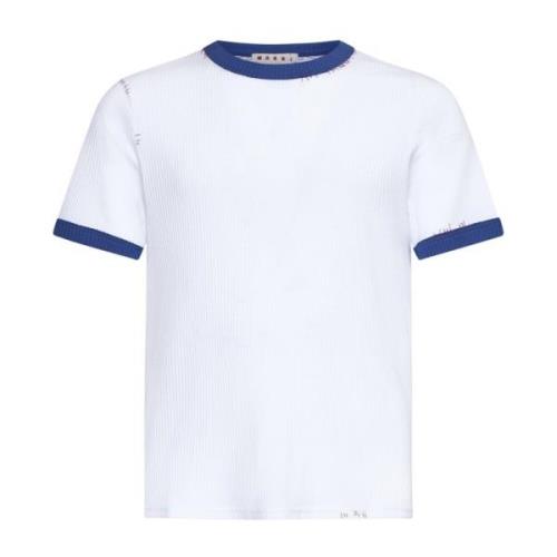 Stijlvolle T-shirts en Polos Marni , White , Heren