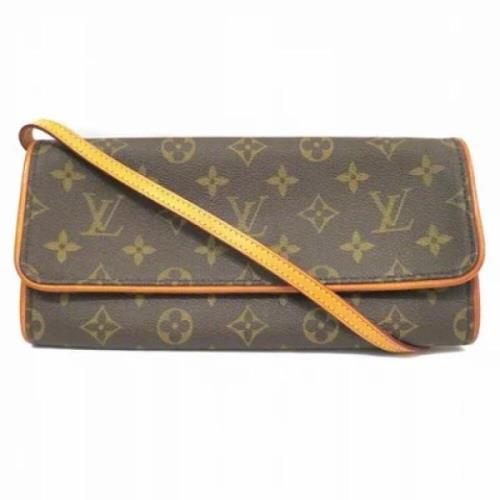 Pre-owned Canvas shoulder-bags Louis Vuitton Vintage , Brown , Dames