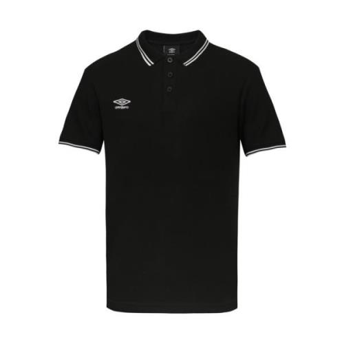 Teamwear Polo Shirt Umbro , Black , Heren