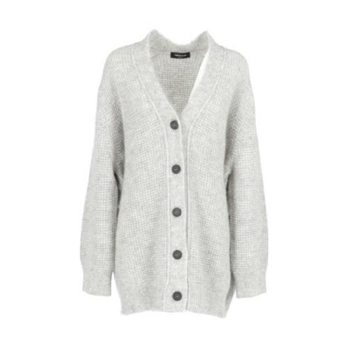 Stijlvolle Gebreide Cardigan voor Vrouwen Fabiana Filippi , Gray , Dam...