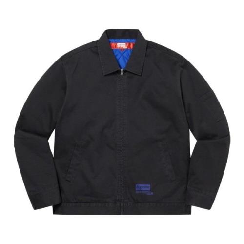 Limited Edition Gedrukte Werkjas Navy Plaid Comme des Garçons , Blue ,...