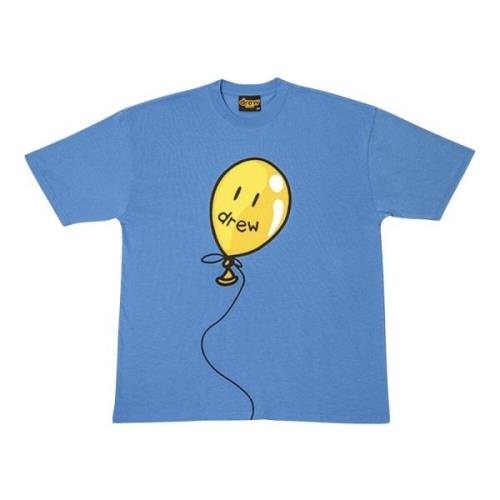 Lichtblauwe Joy T-shirt met korte mouwen Drew House , Blue , Heren