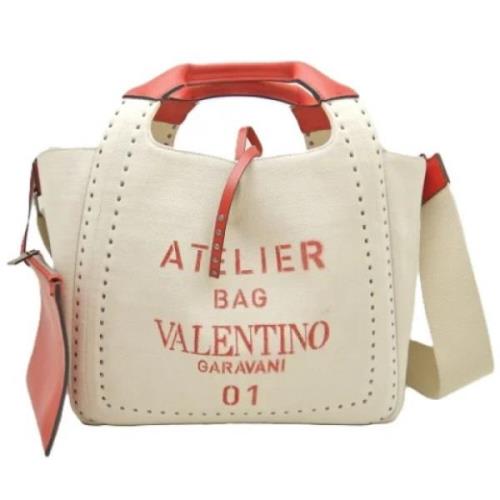 Pre-owned Fabric handbags Valentino Vintage , Beige , Dames