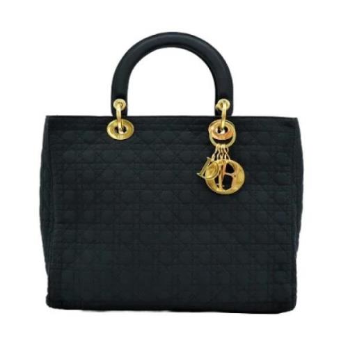 Pre-owned Fabric dior-bags Dior Vintage , Black , Dames