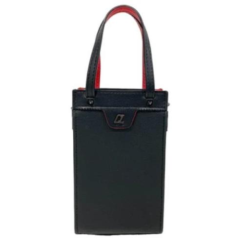 Pre-owned Leather handbags Christian Louboutin Pre-owned , Black , Dam...