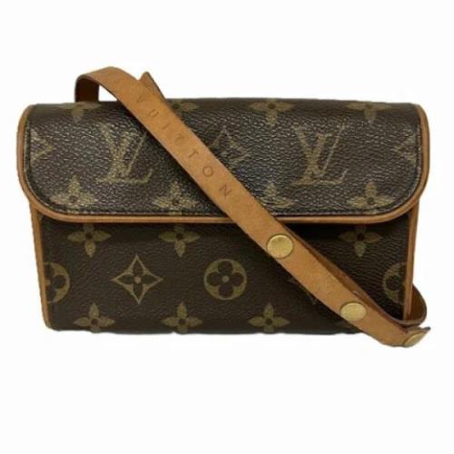 Pre-owned Fabric louis-vuitton-bags Louis Vuitton Vintage , Brown , Da...