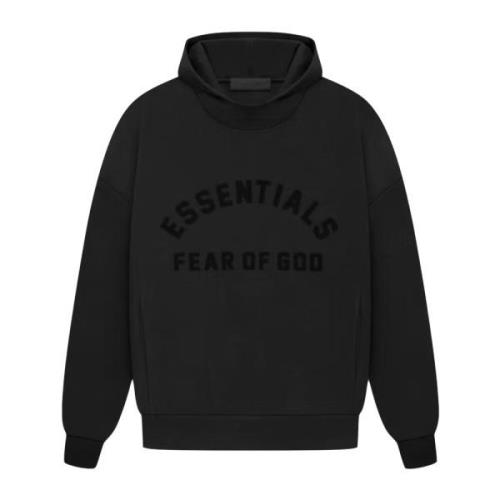 Zwarte Essential Hoodie Limited Edition Fear Of God , Black , Heren