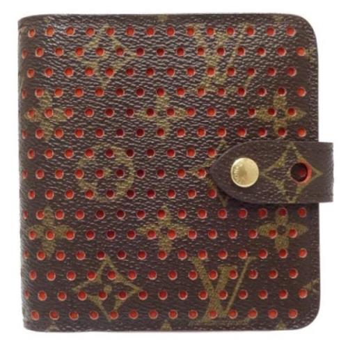 Pre-owned Canvas wallets Louis Vuitton Vintage , Brown , Dames