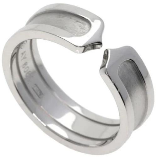 Pre-owned White Gold rings Cartier Vintage , Gray , Dames