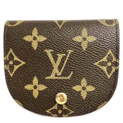 Pre-owned Leather wallets Louis Vuitton Vintage , Brown , Dames